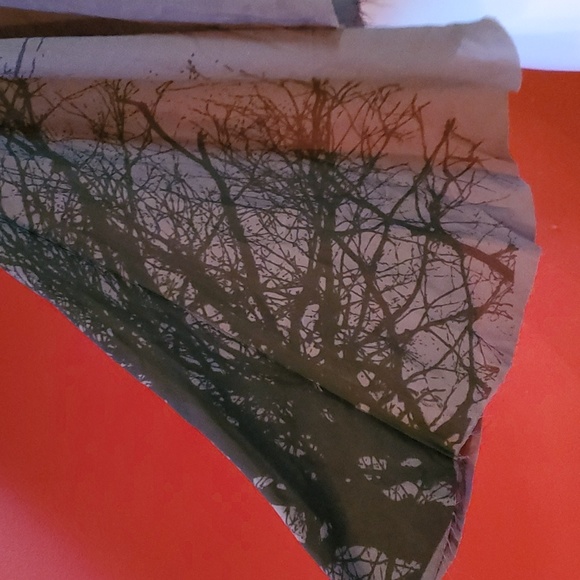 People's Liberation Asymmetrical Hem Dress with Trees Front Lace BNTW - Picture 7 of 13